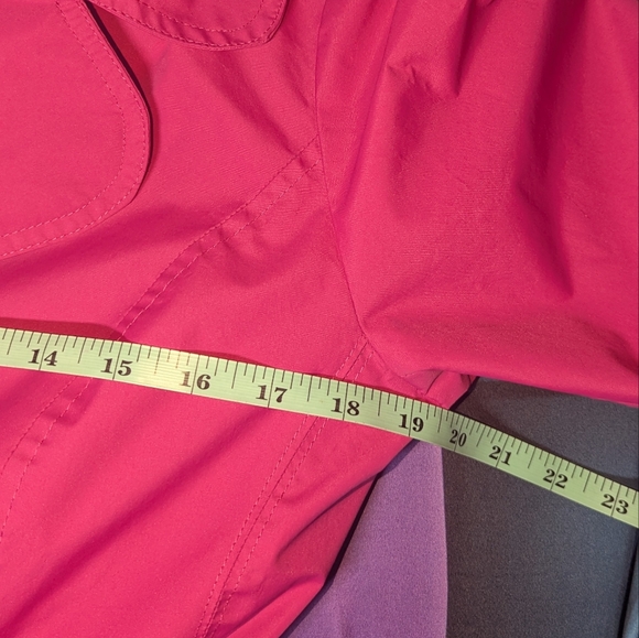 FASHION BUG Elegant Fuchsia Trench Coat Medium - Picture 9 of 12